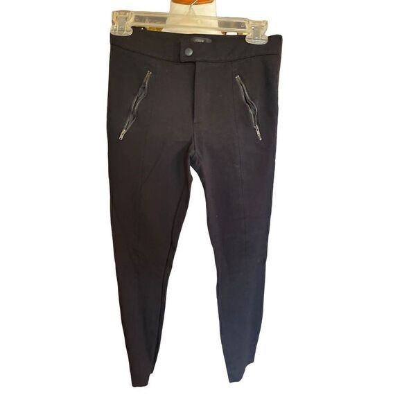 J. Crew Women's Skinny Pants Zip Pocket Work Trousers Casual Black Size 0R-EUC - Picture 13 of 13
